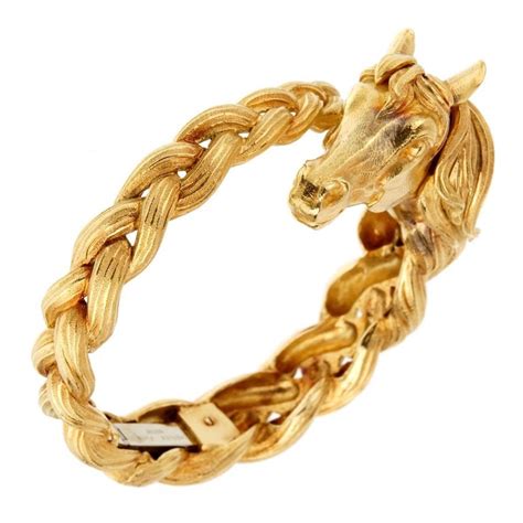 hermes gold bracelet horse equestrian|hermes horse bracelet price.